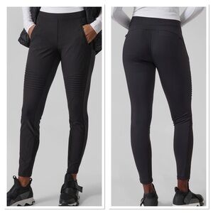 Athleta Headlands Hybrid Moto Tight Black